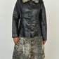 Astrakhan Leather Coat