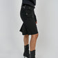 Jet Black Utility Skirt