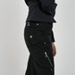 Jet Black Utility Skirt