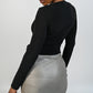 Versace Flora Stretch Top
