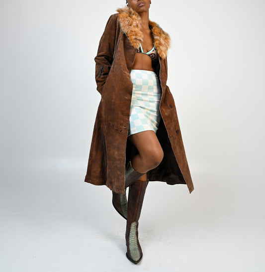 Foxy Suede Western Coat