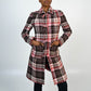 Bow Plaid Coat