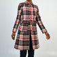 Bow Plaid Coat