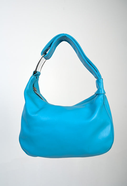 Turquoise Leather Purse