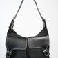 Inky Leather Pocket Bag