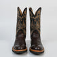 Cocoa Leather Cowgirl Boots (36/37)