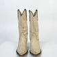 Ecru Leather Cowgirl Boot (37/38)