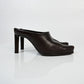Prada Leather Cocoa Mules (40)