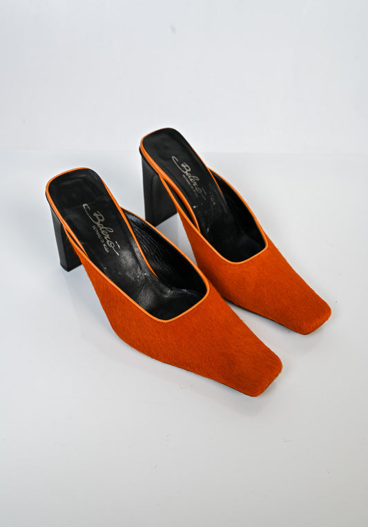 Clementine Calf Hair Mules (36)