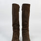 Prada Taupe Suede Boots (37)