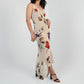 Beige Bouquet Dress