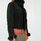Suede Fur Trim Laced Jacket