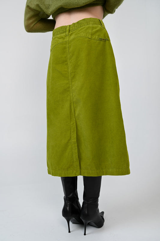 Cactus Corduroy Skirt