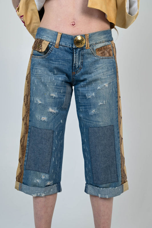 Dolce & Gabbana Snakeskin Capris