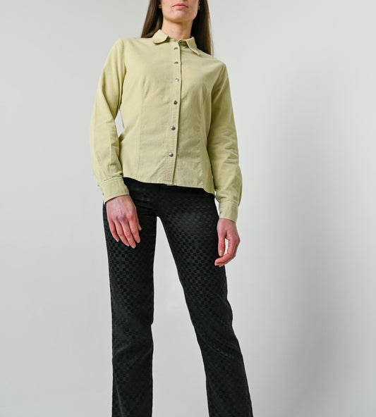 Versace Cappuccino Corduroy Shirt