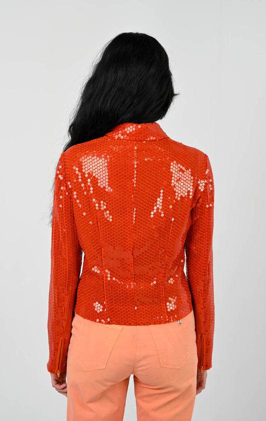 Moschino Clementine Sequin Jacket
