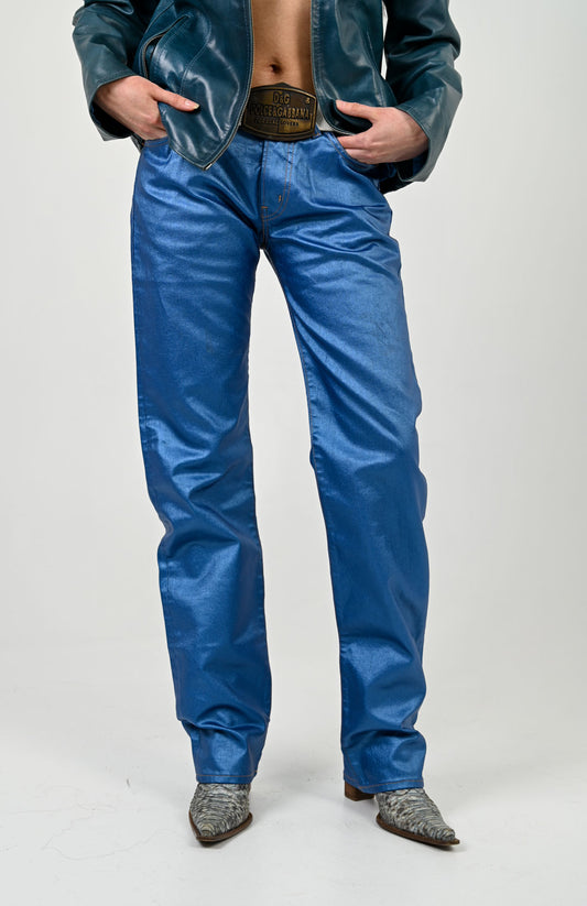 Cobalt Shimmer Pants