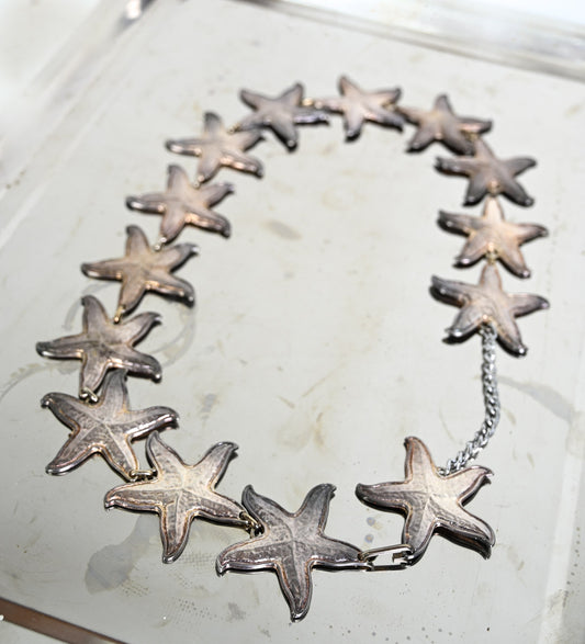 Silver Starfish Belt