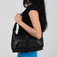 Inky Leather Pocket Bag
