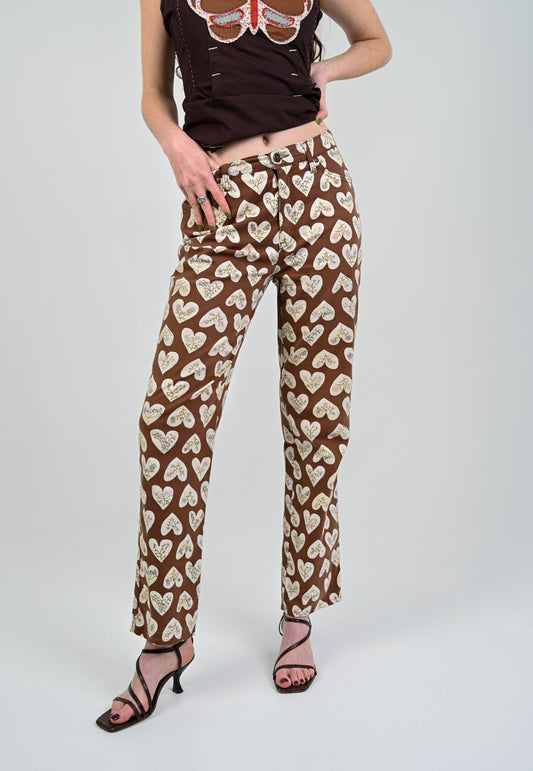 Moschino Heart Stamp Pants