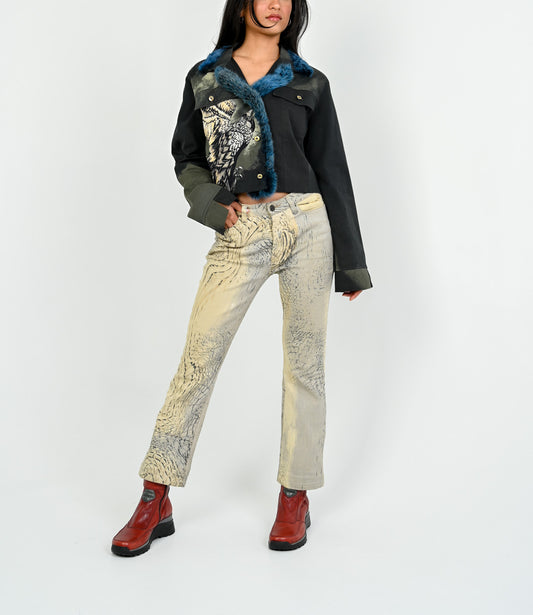 Eagle Fur Trim Jacket