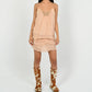 Blush Silk Farfalla Dress