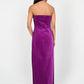 Viola Velvet Slit Dress