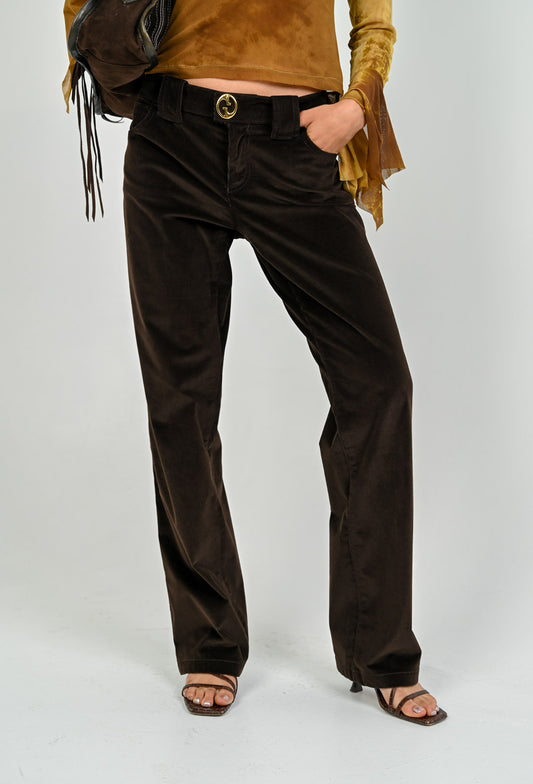 Gucci Espresso Corduroy Pants