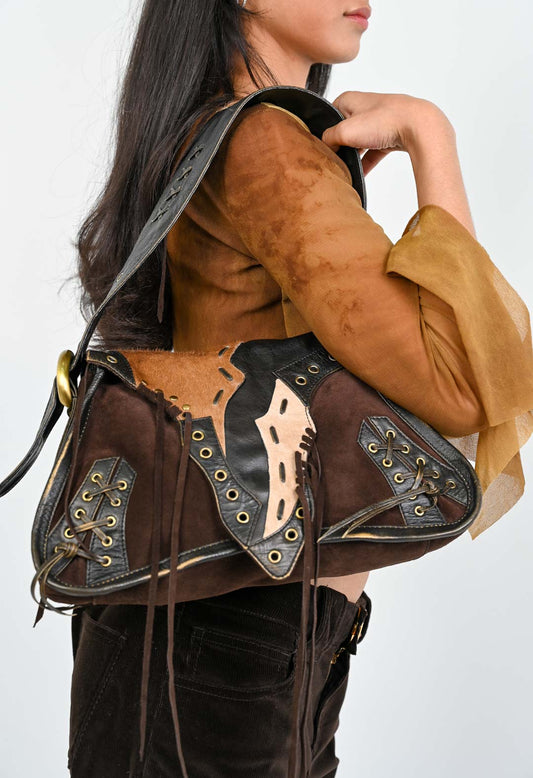 Cioccolato Fringe Purse