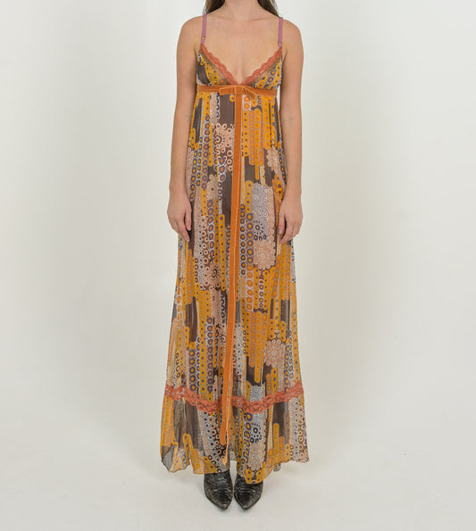 Dolce & Gabbana Silk Maxi Dress