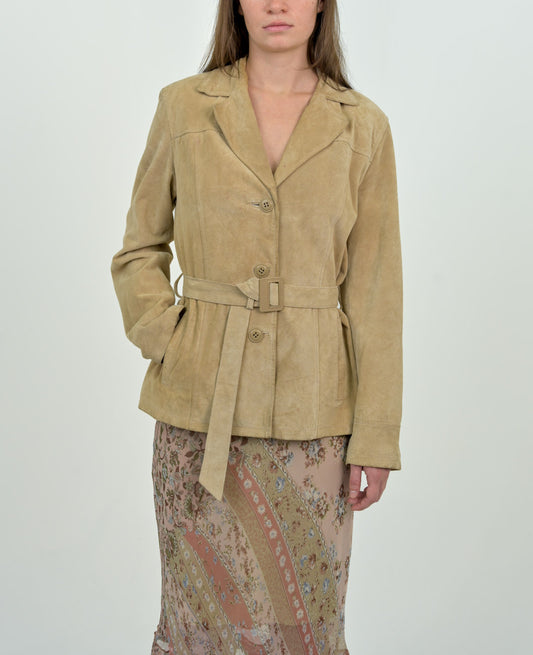 Oat Suede Jacket