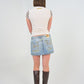 Denim Ultra Mini Skirt
