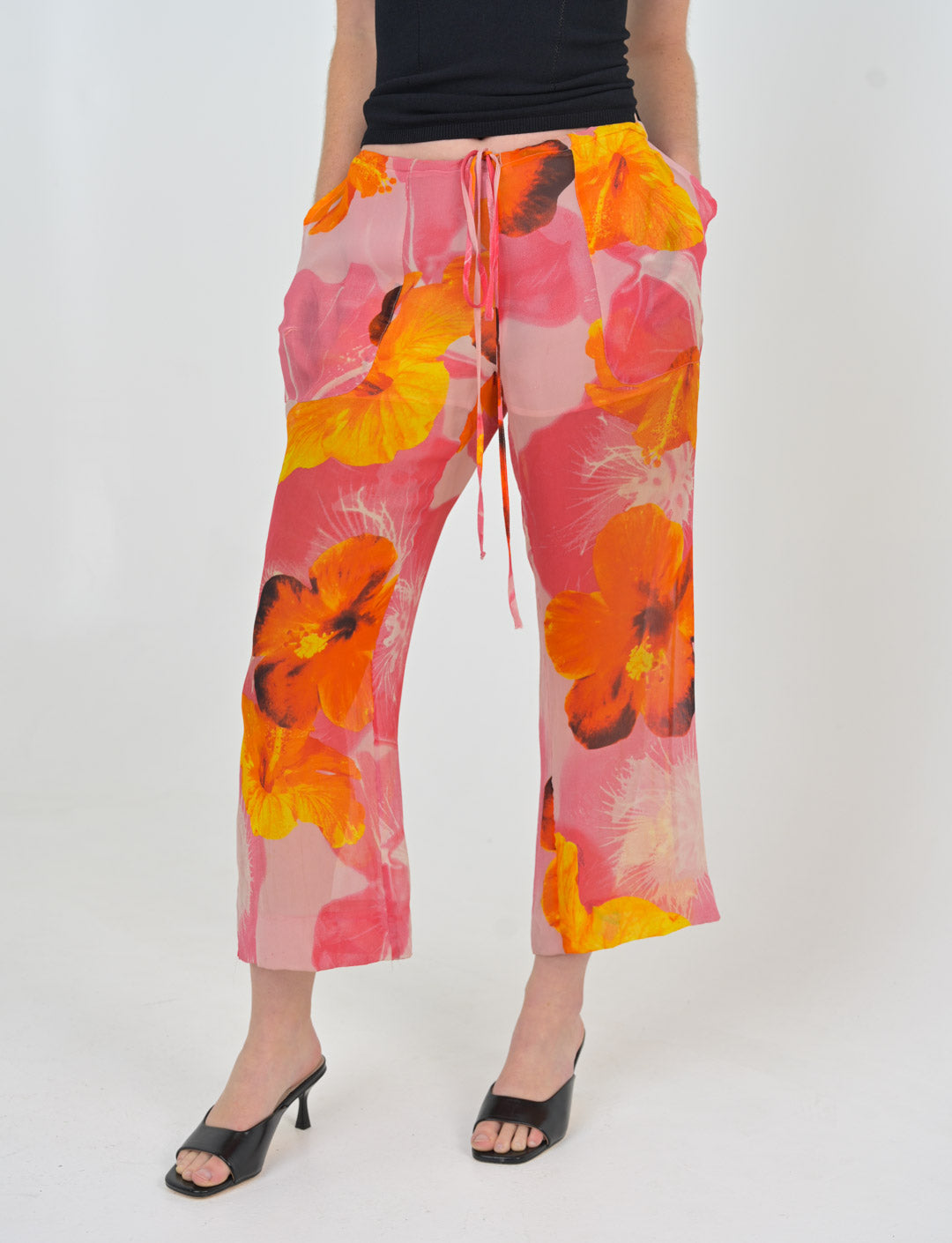 Spring 2002 Blumarine Silk Tropical Pants