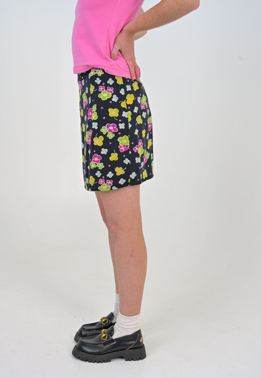 Floral Miniskirt