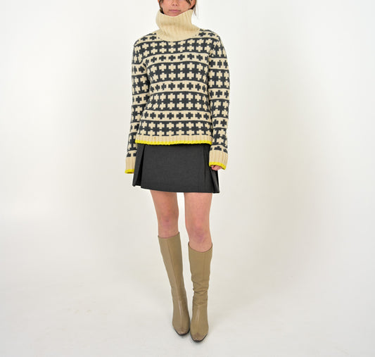 Wool Cross Stamp Knit