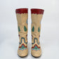 Leather Flora Deco Boots (36/37)