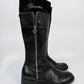 Blumarine Leather Zip Boots (37)