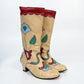 Leather Flora Deco Boots (36/37)