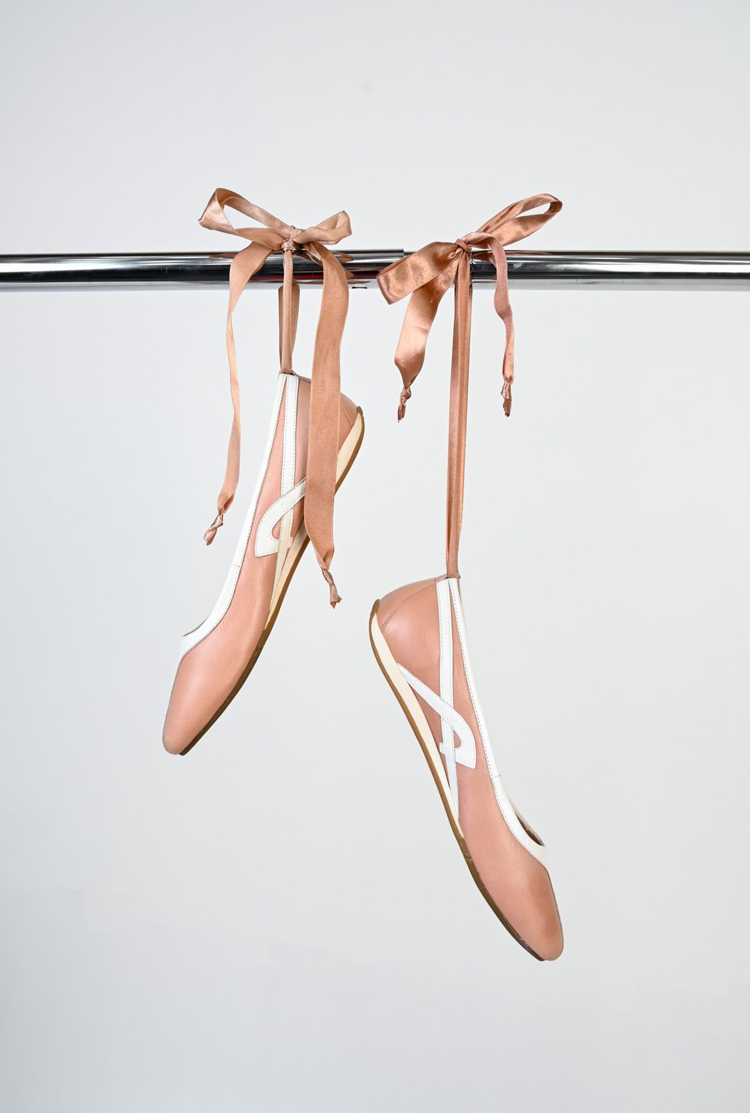 Blush Leather Ballet Slipper (39)