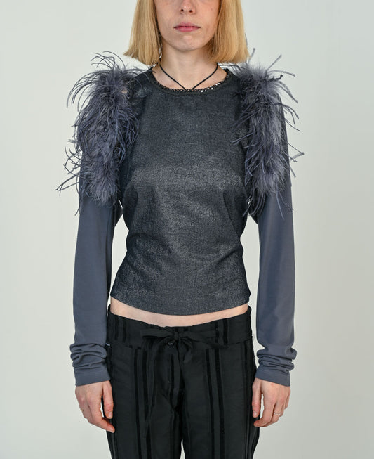 Fog Feather Shrug